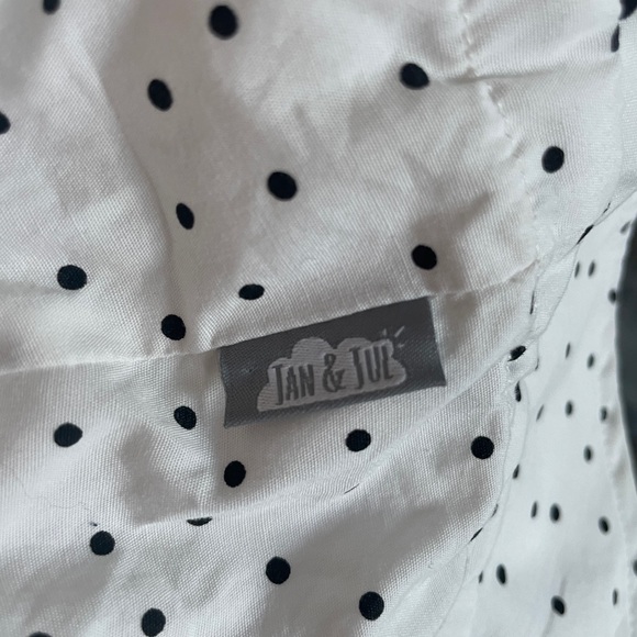 Jan & Jul kids cotton floppy hat -White Polka Dot 6-24 months - Picture 4 of 7